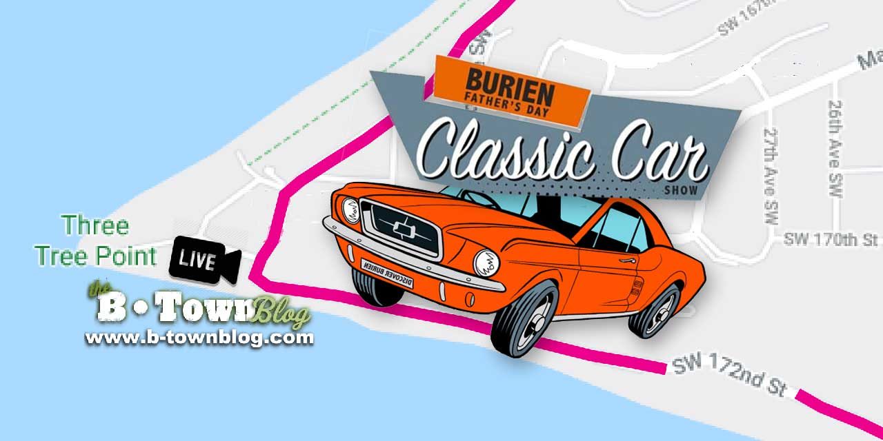 Map released for Sunday’s Father’s Day Car Show Cruise, which starts in Normandy Park