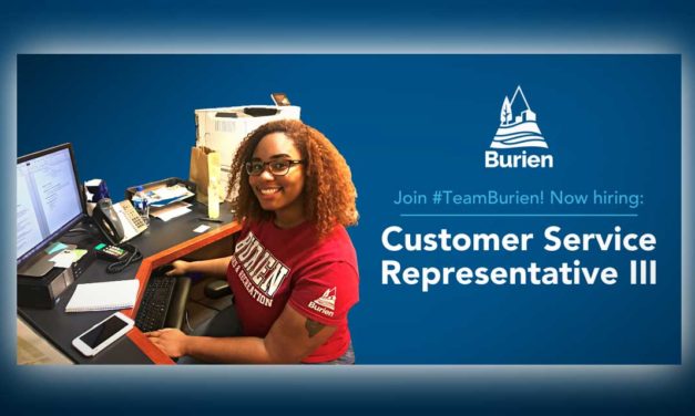 JOB: City of Burien seeking to hire Customer Service Representative